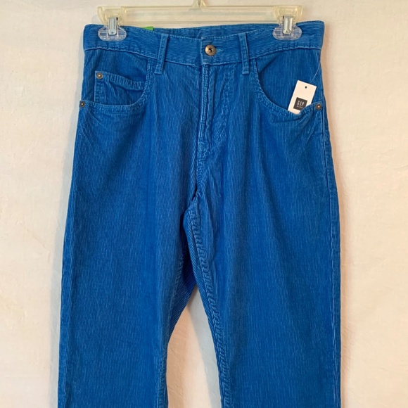 GAP Boys Cobalt Blue 5 Pocket Corduroy Size 14 - Picture 2 of 9